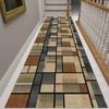 Geometric Living Room Area Rug Wood Stripe Corridor Hallway 3D Carpet Rug Home Decor Bedroom Kitchen Mat Balcony Floor Mat