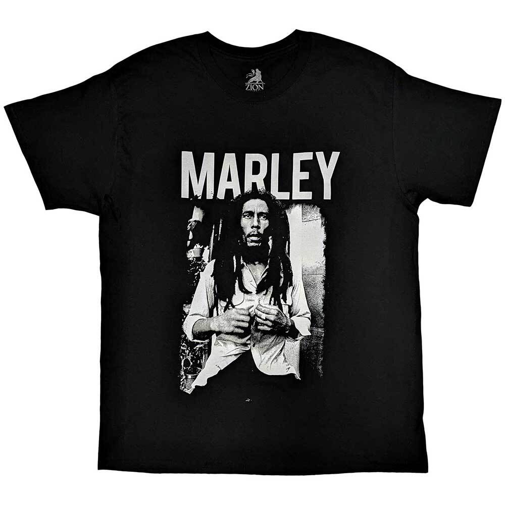 Bob Marley Black White T-Shirt Black New Unisex T-Shirt