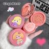 Cushion Blush, увлажняющий макияж с мини-пуховкой Korean Girl Blush