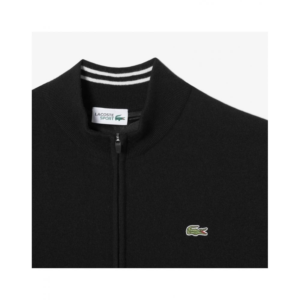 Lacoste Men S High Neck Zip Up Sweater Ah921e 54n 031