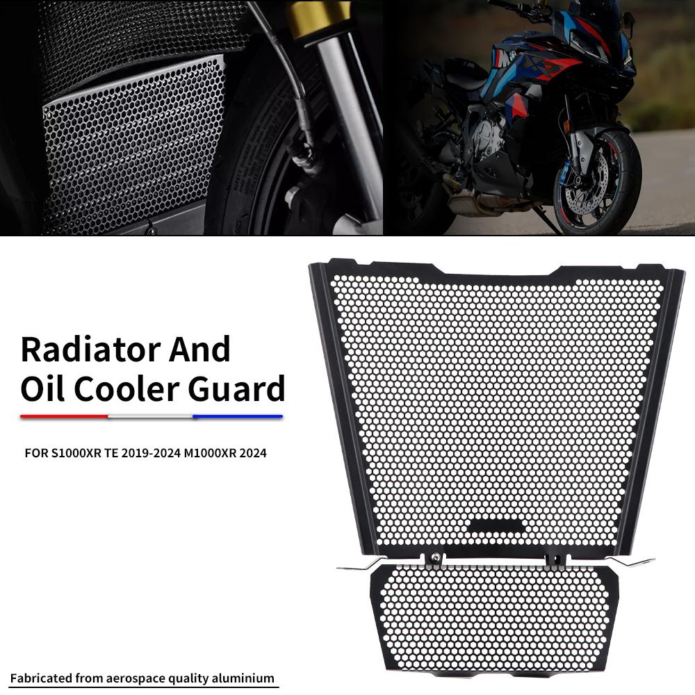 AAAPS1 For BMW S1000XR S 1000 XR TE 2020-2024 M1000XR M1000 XR Motorcycle Radiator Guard Cover Oil Cooler Protector Accessory