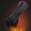 Oil Resistant BBQ Gloves Waterproof Oven Mitts Easy to Clean Heat Resistant Gloves  Turkey Fryer