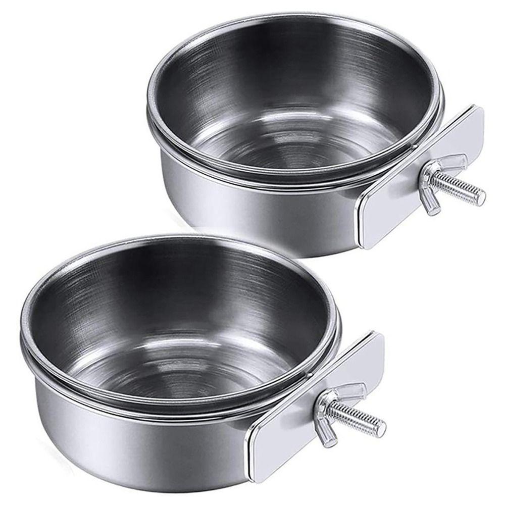 Steel Anti-gnawing Pet Activity Food Box Bird Food Cup Food Water Feeding Pet Feeder Bird Feeder