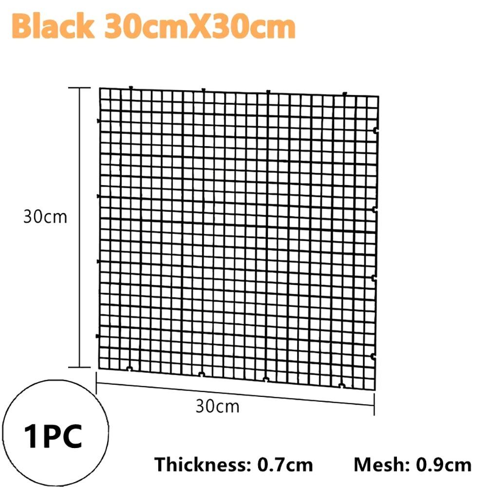 1 шт. Многофункциональная изоляционная сетчатая плата 30x30 см Пластиковая подложка для грунта, лоток, черный, белый, разделитель, сетка