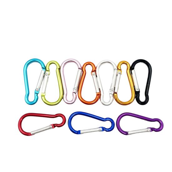 Carabiner Lightweight Strong Load-bearing Aluminum Alloy Carabiner Clip Climbing Gourd Shaped Carabiner Climbing Buckle Outdoor Accessories