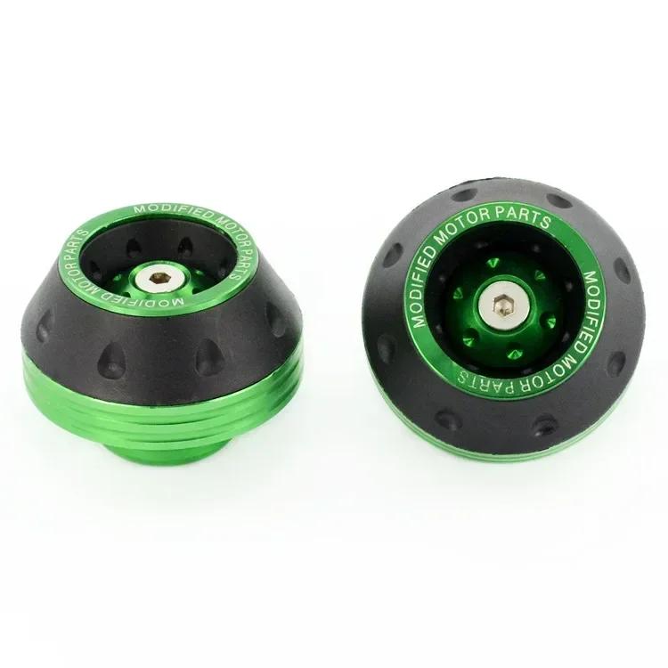 2 шт. защита от удара мотоцикла, защитные накладки на колеса, слайдер для рамы шин для мотокросса, красочные аксессуары для мотооборудования