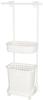 JEJ Astage Storage Rack Recair Корзина для белья 2 яруса с вешалкой Белый Сделано в Японии Простая сборка Ширина x Глубина 35 x Высота 136 см 59,6