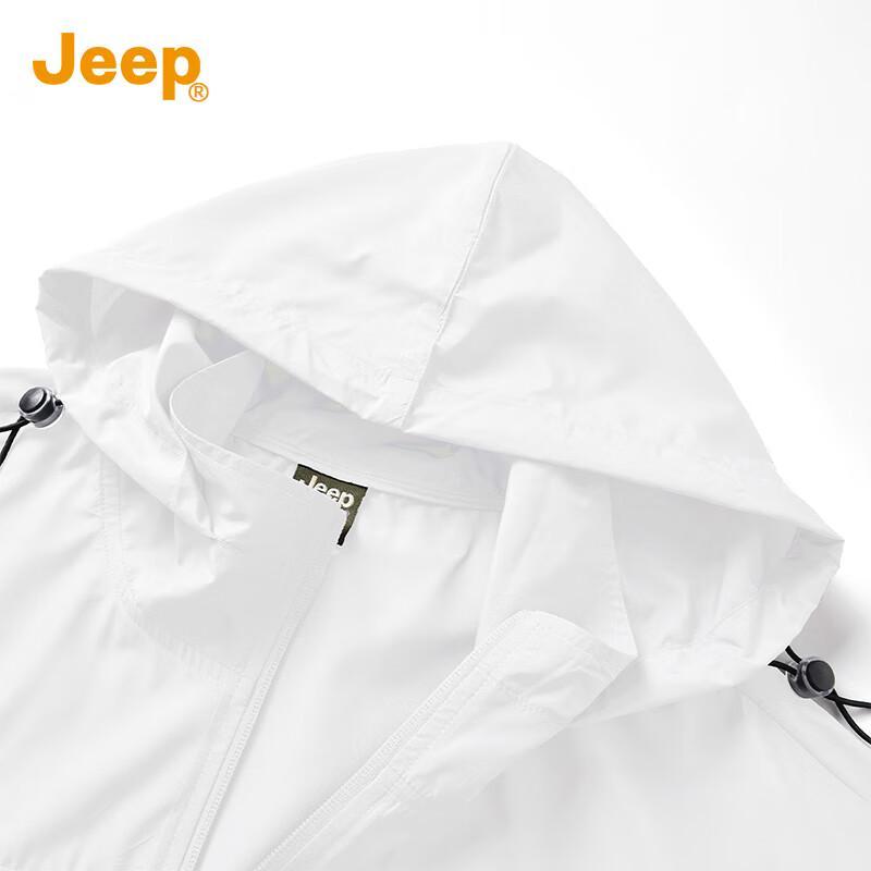 Jeep Мужская тонкая солнцезащитная куртка с капюшоном UPF50+
