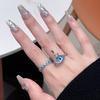 Кольцо «Дьявольский глаз» (кошачий глаз) женское, нишевый дизайн, мода, французский стиль, роскошь, холодный ветер, кольцо для ношения в несколько рядов.