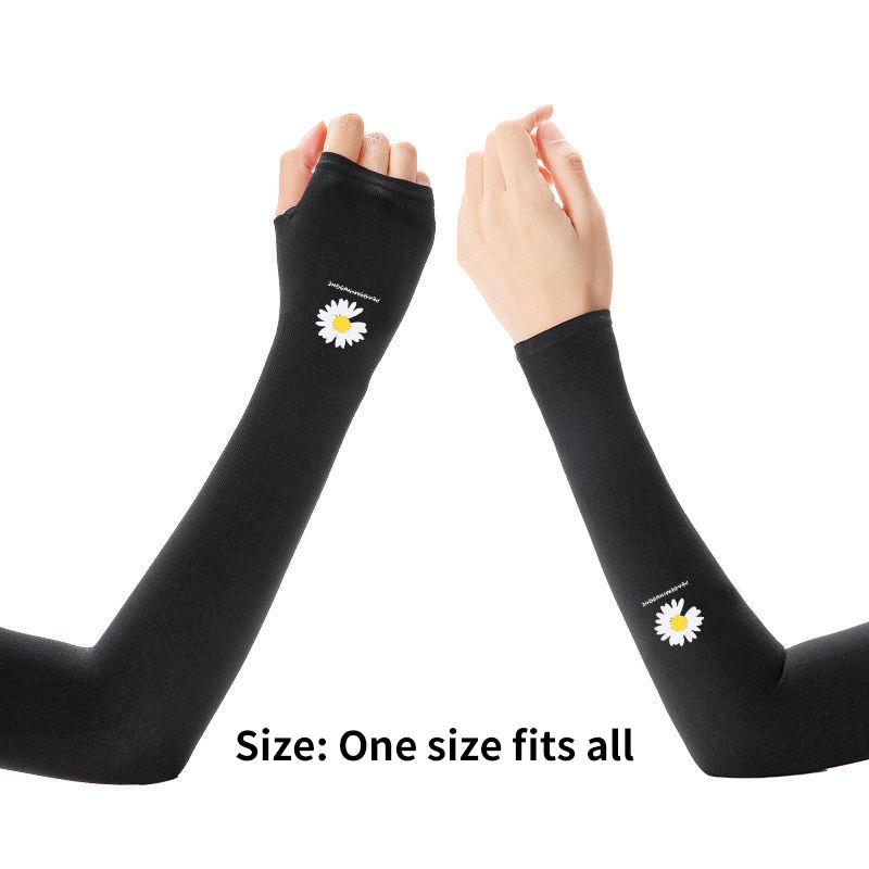 Солнцезащитный крем Daisy Ice Sleeve Женский Ins Дышащий УФ-защитный рукав Мужской Ice Silk Sun