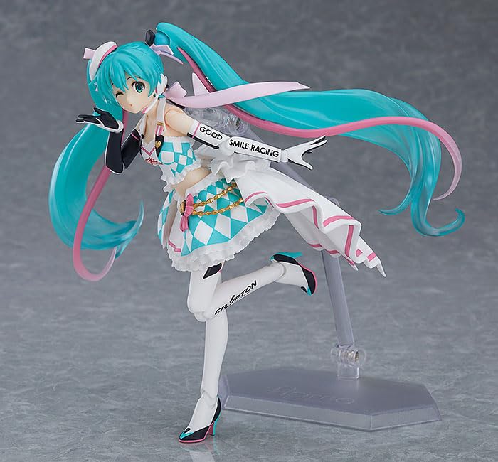 Figma Хацунэ Мику Проект GT Racing Miku 2019 АБС ПВХ окрашенная шарнирная фигурка версия. Немасштабируемый и