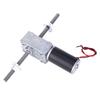 Worm Gear Motor Right and Left Hand Coaxial M8 Shaft 2480 Motor with FlangeSpeed Reduction Rate 17