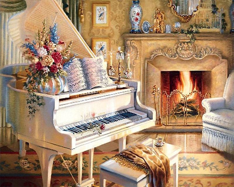 Алмазная живопись Новый Пейзаж Красные Цветы 5D Алмазная Вышивка Крестом Закат Панда Белый Тигр Животные Стразы Мозаика Настенное Искусство