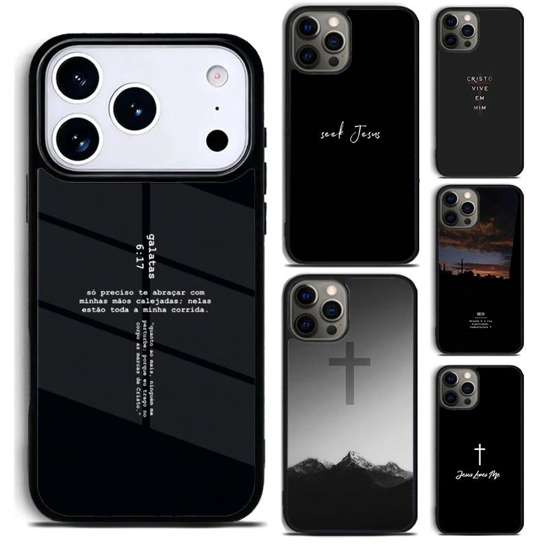 Христианский Иисус Божья Любовь Чехол для Телефона Для iPhone 17 16 15 14 13 12 11 Pro Max Plus 17Air Мягкий Силиконовый Чехол