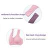 Women's Front Button Underwear Cotton Without Steel Ring Plus Size Bra