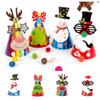 Paper Handmade Santa Hat Santa Claus Kids Xmas Arts Hats Montessori Kriss Kringle Hat Toddlers