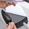 DAR4 4pcs/set Carbon Fiber Car Door Bowl Handle Anti-Scratches Sticker For Mercedes Benz B/C/E/S Class A Class C200L GLC GLE CLA