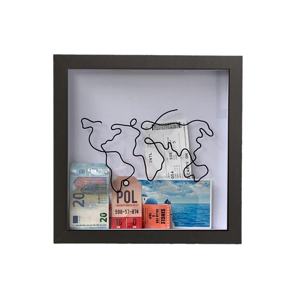 Сувенирная коробка «Трансграничное приключение»: Ящик для хранения, держатель для открыток, копилка, коробка для карт, фоторамка.