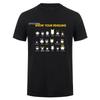 Know Your Penguins T Shirt Funny Penguin Species TShirt Cool Gift Streetwear Short Sleeve T Shirt Tops HJ018
