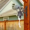 Rustic Retro Outdoor Bell Metal Vintage Doorbell Welcome Decor Wall Mounted Bell  Farm House