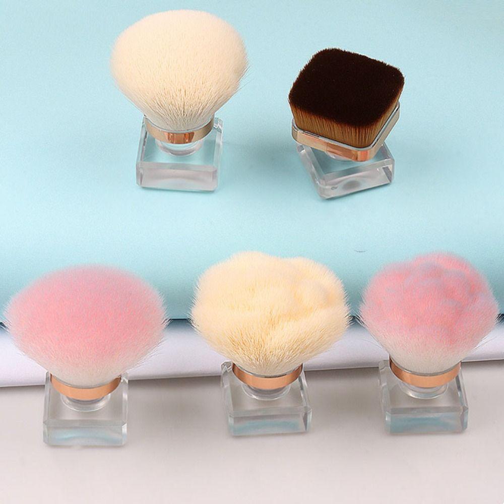 Dust-proof Nail Cleaning Brush Cosmetic Tools Makeup Brush Fashion Powder Blusher Brush Makeup