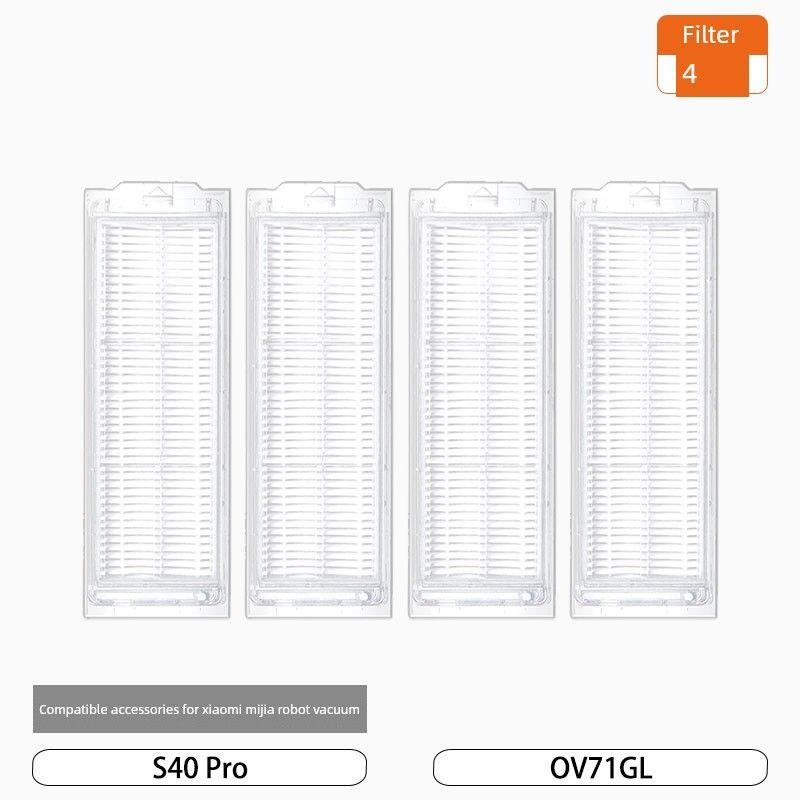 Compatible with Xiaomi S40 Pro Robot Vacuum Cleaner Ov71Gl Accessories: Side Brush, Filter, Mop, Cleaning Fluid, Consumables