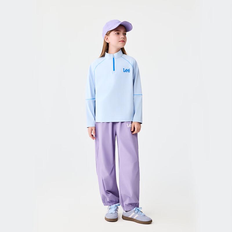 LeeKids Retro Sun Protective Half-Zip Long Sleeve T-Shirt