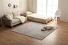IKEHIKO Rug/Carpet, Rectangular, Lapias, Pearl Gray, Approx. 95 X 185cm, Simple, Solid Color, Soft, Plush, Soft-Touch, Feminine Design #3987789