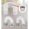 Air Conditioner Exhaust Hose Coupler Pipe Adapter Extender Connector Dropship