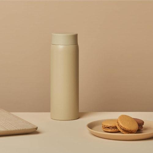 Doshisha Fluffy Air Mug Bottle, 480ml, Beige, Latte