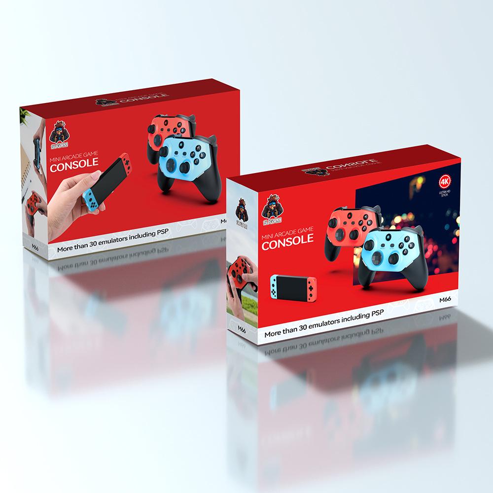 Игровая консоль M66 2025: Играйте в игры PSP, 128 ГБ, 20 000 предустановленных игр