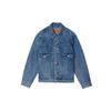 Джинсовая куртка Levis Свободный крой Американский винтаж Рабочий стиль Повседневная Индиго Джинсовая куртка Унисекс Куртки A7632-0018