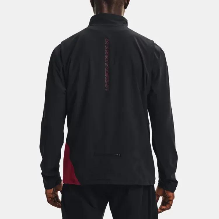 Under Armour Anywhere Jackets Men's Black Stand Collar Moderate Other (Unisex) Jackets 1366508 001