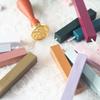 14-цветная Матовая Квадратная Восковая Печать с Фитилем Короткая Восковая Полоска для Печати Упаковка Конвертов Приглашений Декорация