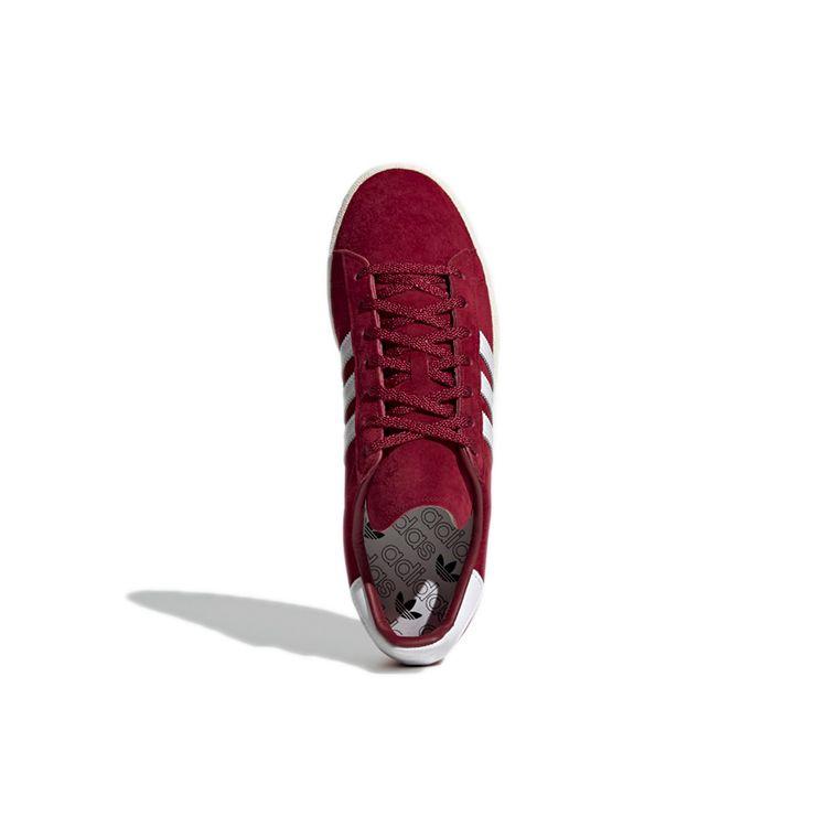 adidas Университетские бордовые кроссовки унисекс Campus 80s Red Cloud-White Off-White GX9404