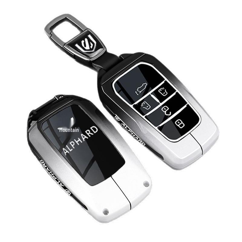 Металлический чехол для ключа для Toyota Alphard: Подходит для моделей Supreme 24 и 23