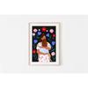 Motherhood Art Print Canvas Painting Young Mum Poster Maternal Love Floral Illustration Nursery Kids Room Decoration