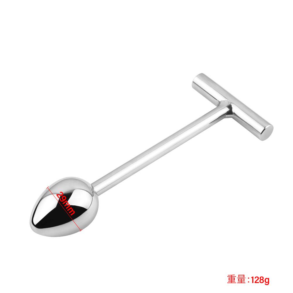 5 Size Ball Anal Plug Wand Sex Toy Prostate Massager Long Metal Butt Plug Dilator Anal Ball Stick Adult Goods G Spot Stimulate