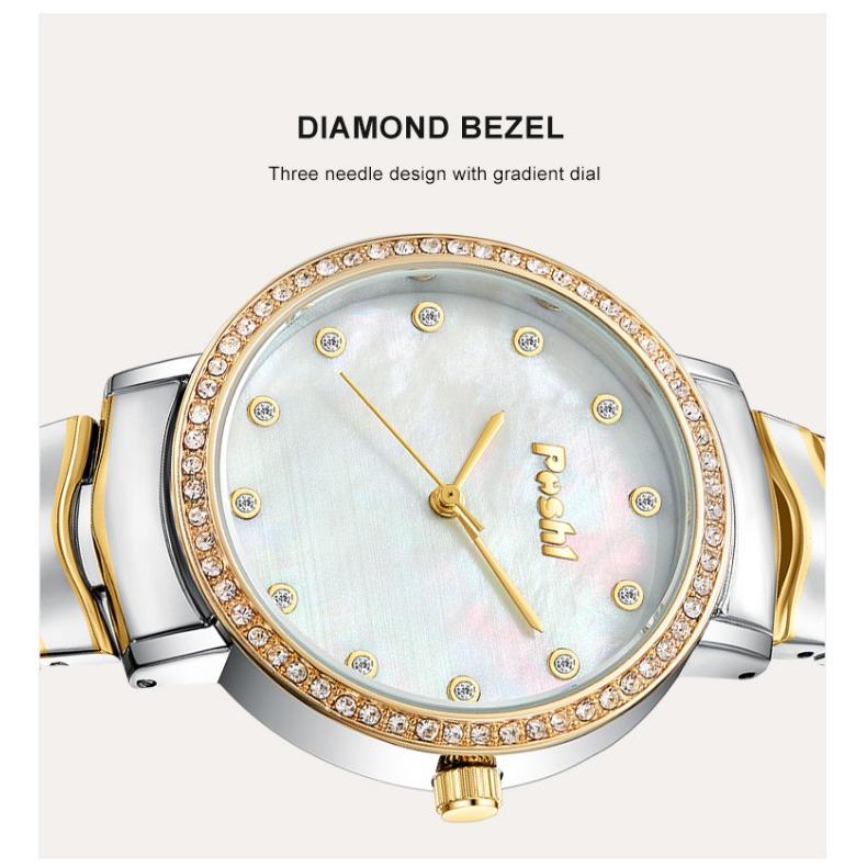 POSHI Star Series Нишевые кварцевые часы Легкие роскошные модные часы в стиле ретро Женские часы