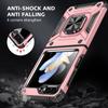 Anti-Shock Cell Phone Bag Case for Samsung Galaxy Z Flip5 Flip 5 5G Zflip5 Kickstand Hard Protective Cover