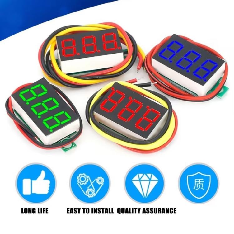 Accurate 0.36 Inch Voltages Measurement Tool with Three Wire Stability Perfect for Hobbyists & DIY Project maker 