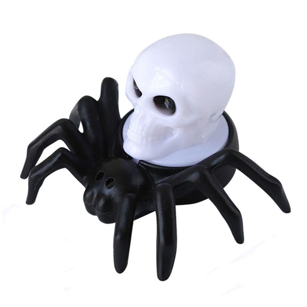 3D светящийся паук светящийся электронный паук ночник светодиодный электронный свеча лампа домашний декор