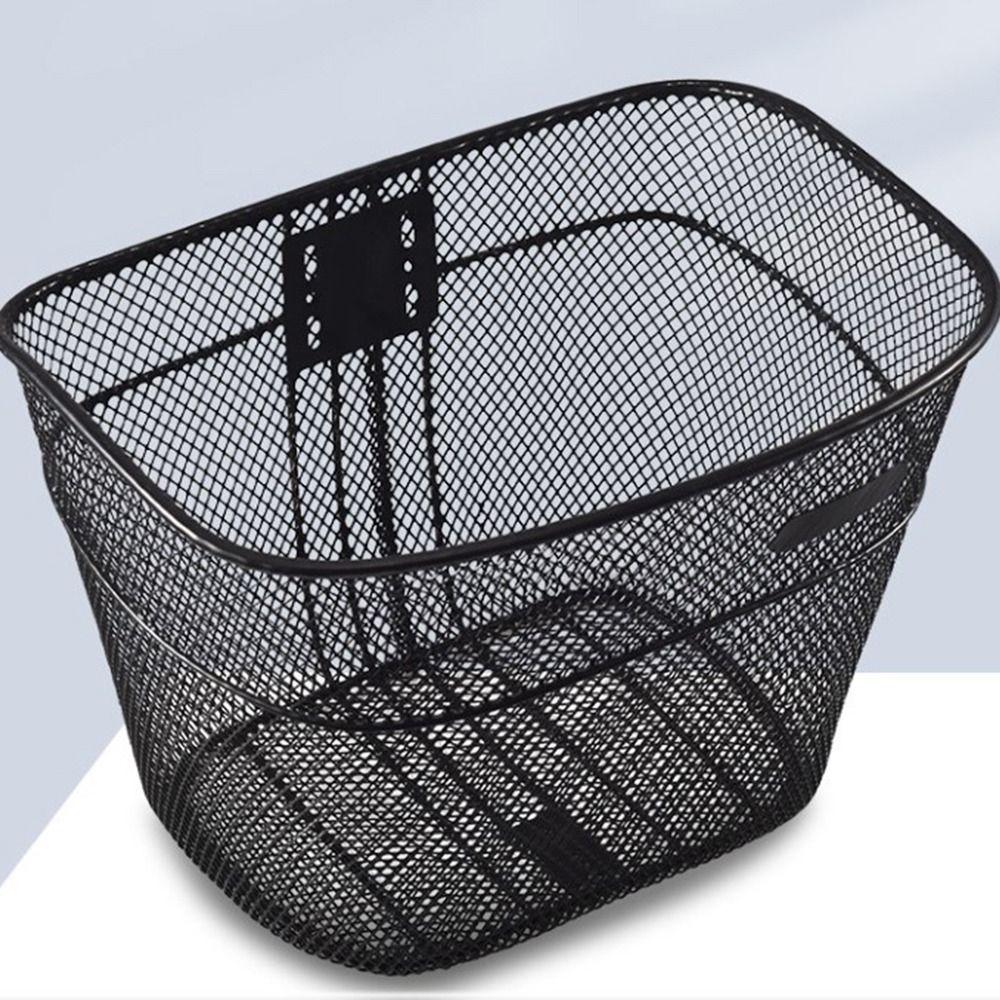 Фиксированная Прочная Корзина для Горного Велосипеда Металлическая Задняя Велосипедная Корзина Аксессуары для Детского Складного Велосипеда