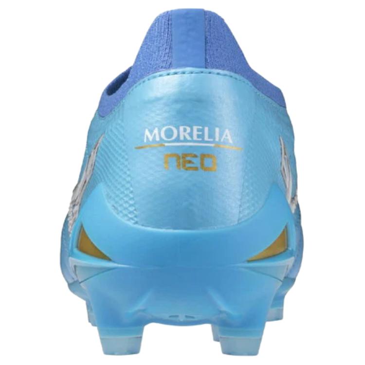 Mizuno Morelia Neo 4 Beta Удобные Прочные Футбольные Бутсы Унисекс Кроссовки Синие P1GA264025