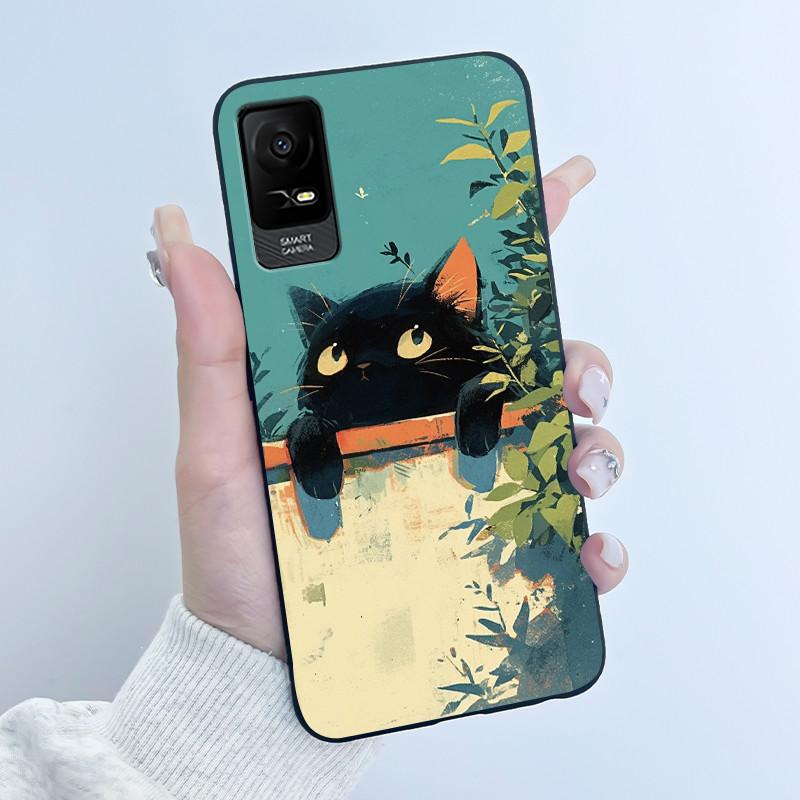 Милый Чехол Для TCL ION X / TCL ION V / TCL 40Z Capa Защитная Крышка TCL ION Z Fundas Печатный Корпус Мягкий Силикон Мультяшный Чехол
