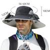 Big Rim Solar Fan Hat Wide Brim Fishing Hat New Bucket Hat  Outdoor