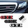 BRP1 For VOLKSWAGEN VW GTI for Volkswagen Metal GTI Logo Car Front Grille Emblem Badge Polo Caddy Golf 4 5 6 8 Jetta Tiguan Touran Pa oq2