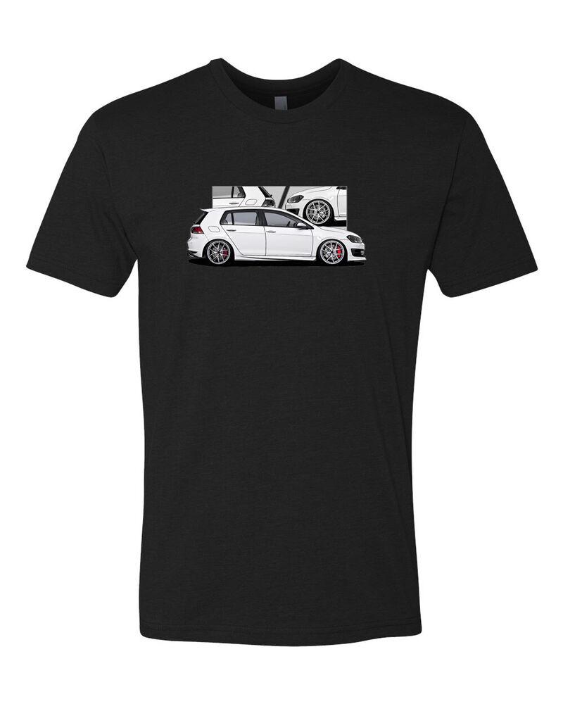 Рубашка Golf R Super Shirt Супермягкая футболка унисекс 60 40 Blend Cars Gti V3