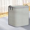 Wardrobe Storage Bag Zipper Closure with Handle Clothes Storage Basket Closet Organizer