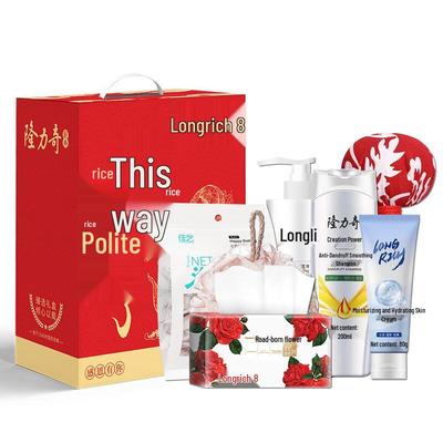 Подарочный набор Longrich из 6 предметов: Шампунь и Гель для душа